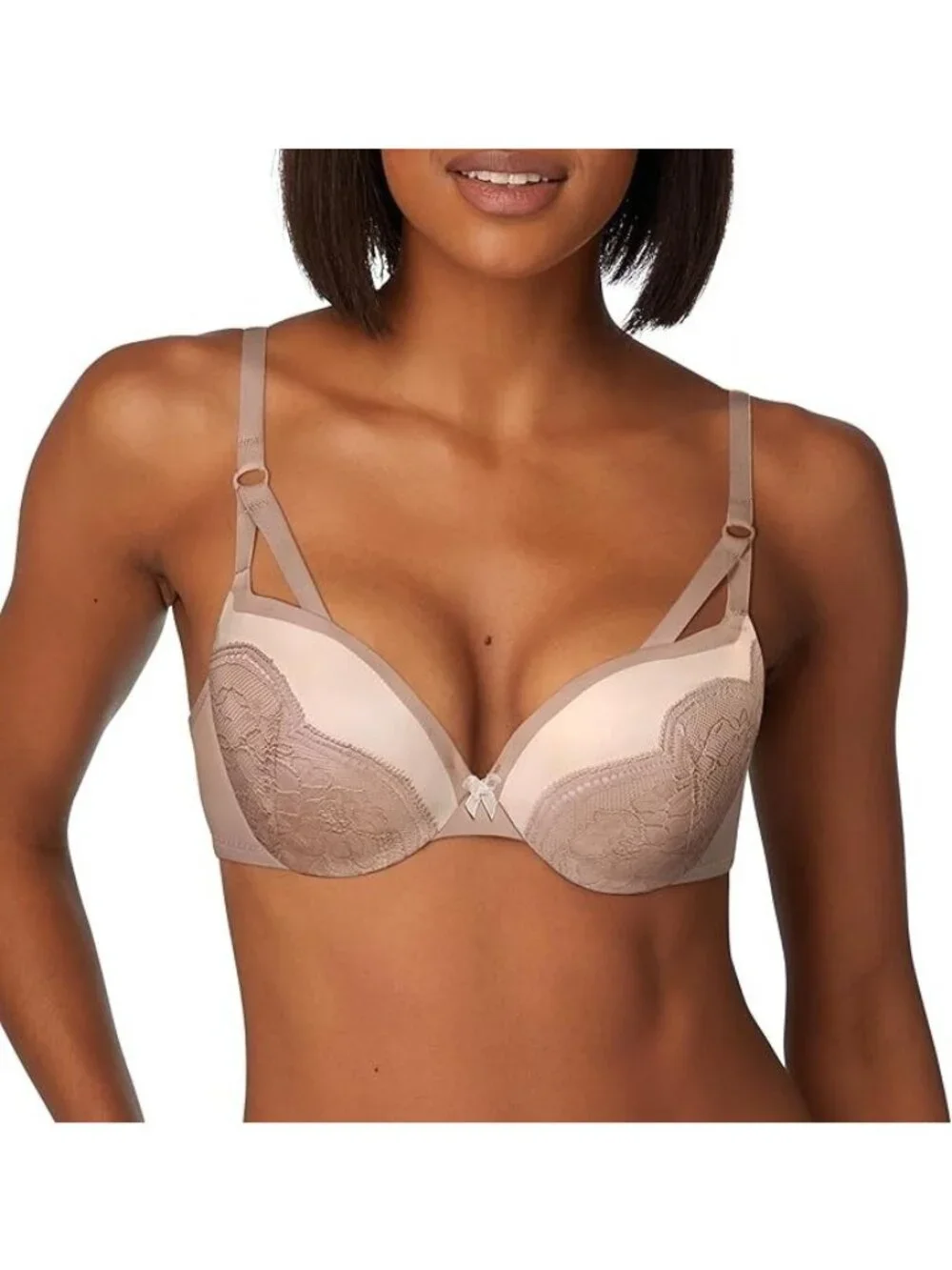 Maidenform Women's Push-Up Bra, Love The Lift Lace Demi Push-Up Bras 40D NWT